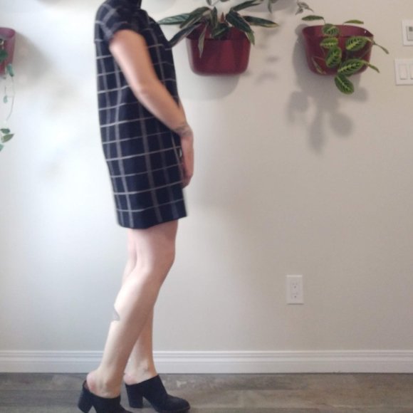 Mod Windowpane sweater dress - Picture 4 of 6